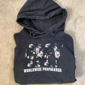 OBEY Gray Hoodie Size Small